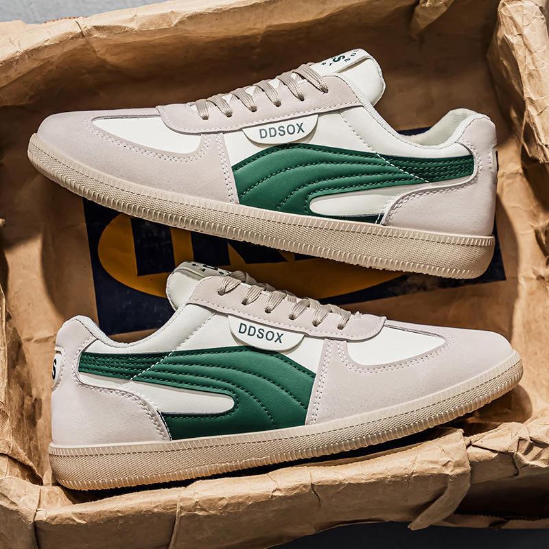 Men's Shoes Autumn Lightweight Non-Slip Soft Sole Forrest Gump Trendy Shoes Men's Trendy Brand Retro Versatile Sports Casual White Sneakers