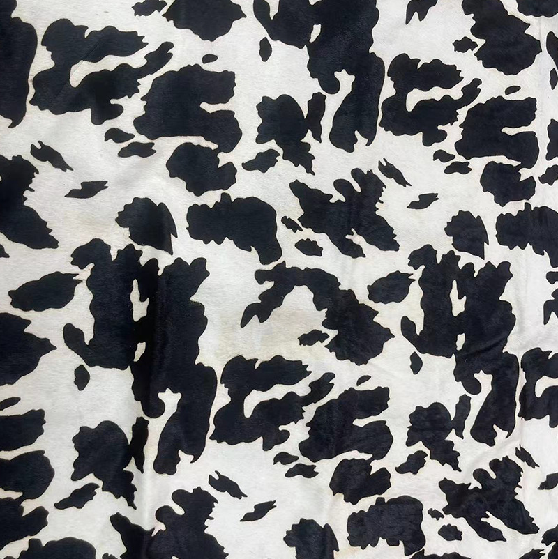 in stock Black and White Markle Horse Leather Black and White Fur One-color Leather Horse Hair Shoe Bag Printed Genuine Leather Hair