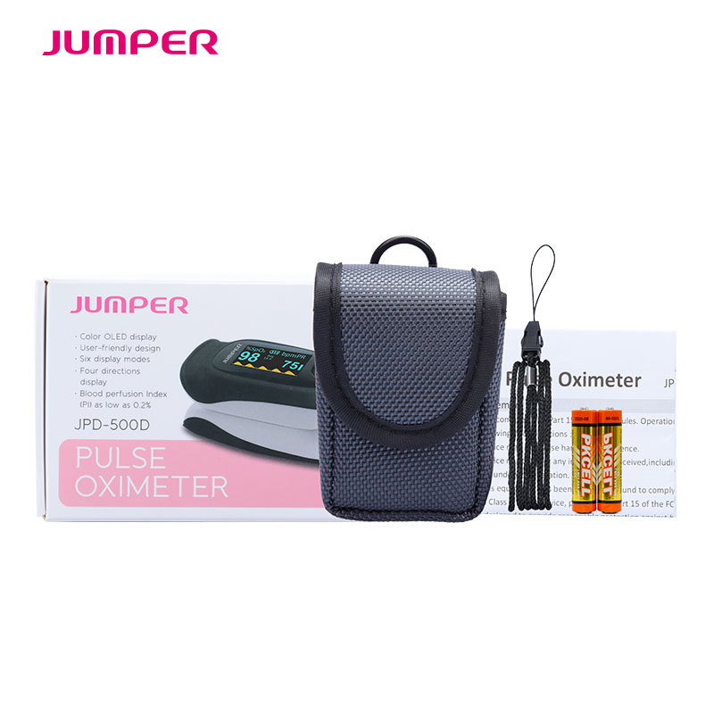 Finger Clip Pulse Oximeter Jpd-500D Oled Jumper Export Export English Packaging