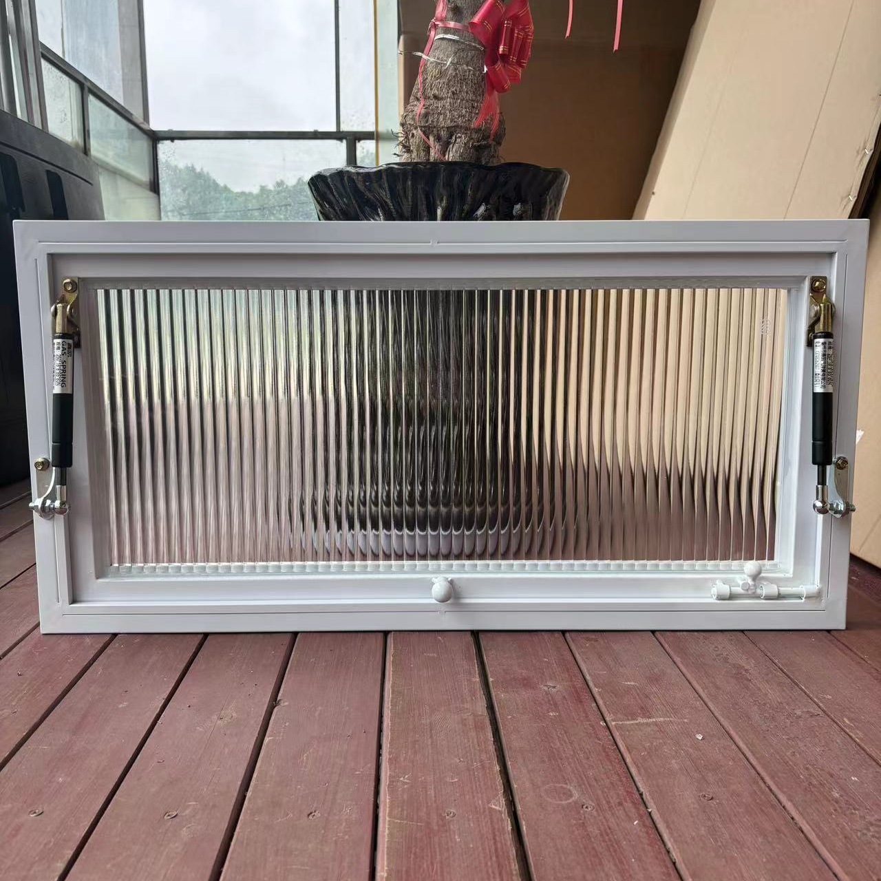 White Window Suspended Flip Soundproof Window Small Window Bedroom Bathroom Living Room Room Balcony Window Container Window