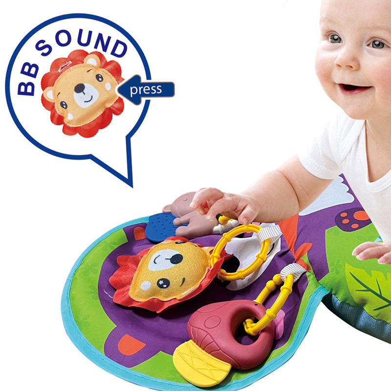 Cross-Border Amazon Baby Tummy Pillow Game Mat Newborn Head-Up Training Pillow Baby U-Shaped Learning Tummy Pillow in Stock