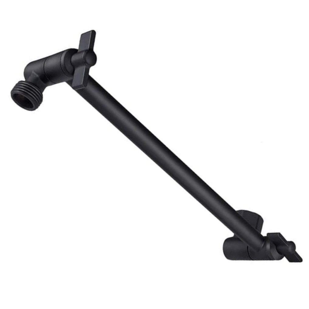 Импортный медный электроплакированный удлиняемый душевой кронштейн, регулируемая опора