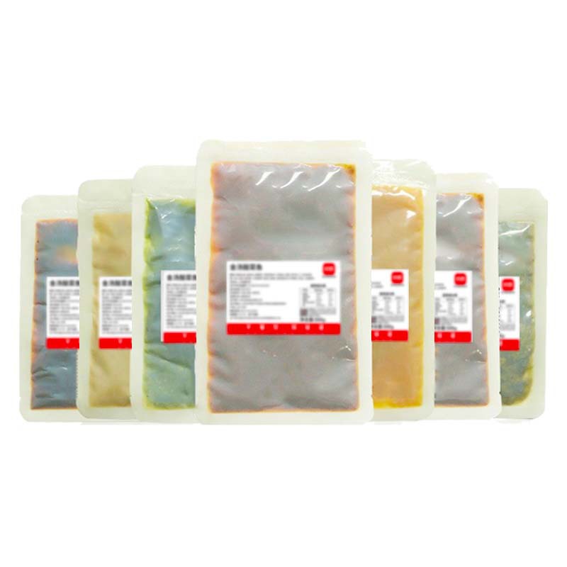 Jiaoqi Hot Pot Dip Sauce 500g Green Pepper Sauce for Catering Self-Service Chili Sauce, Mushroom Fresh Pepper Sauce, Vine Pepper Sauce, Simple Commercial Pack