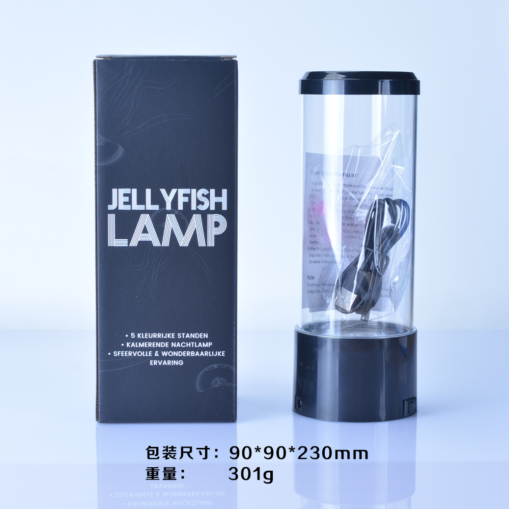 Hot Selling Indoor Led Jellyfish Atmosphere Night Light USB Colorful Jellyfish Light Creative Artificial Jellyfish Lighting