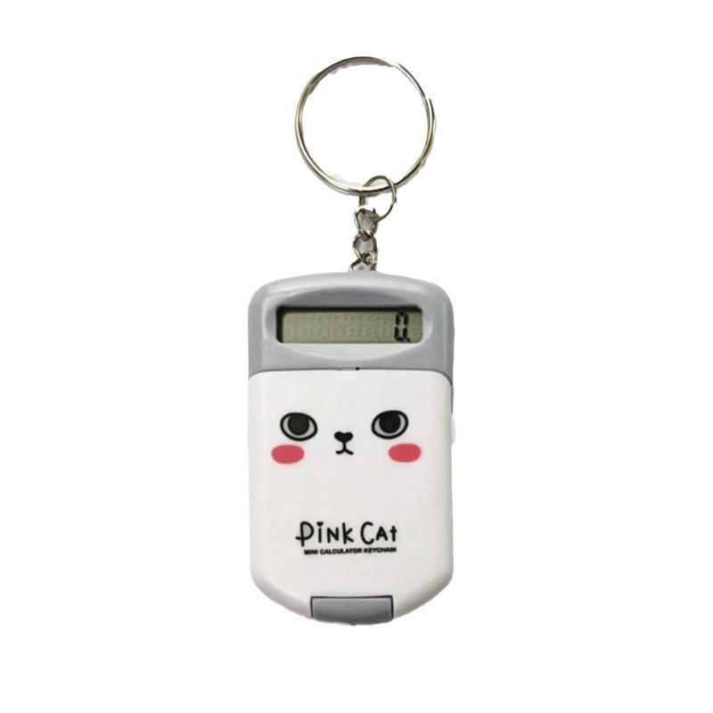 Small exam fashion mini cute handheld student flip computer cartoon folding calculator