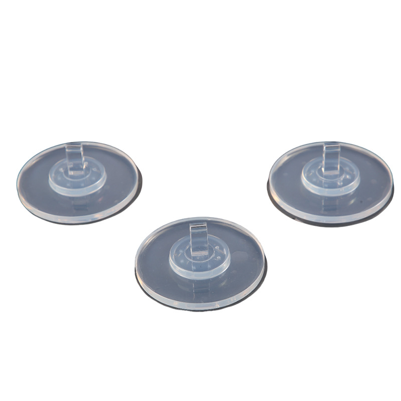 Transparent Suction Cup Hook with Strong Suction for Home Kitchen and Bathroom Storage Rack, Suction Cup Type, No-Drill Adhesive Wall Mount for Household Use