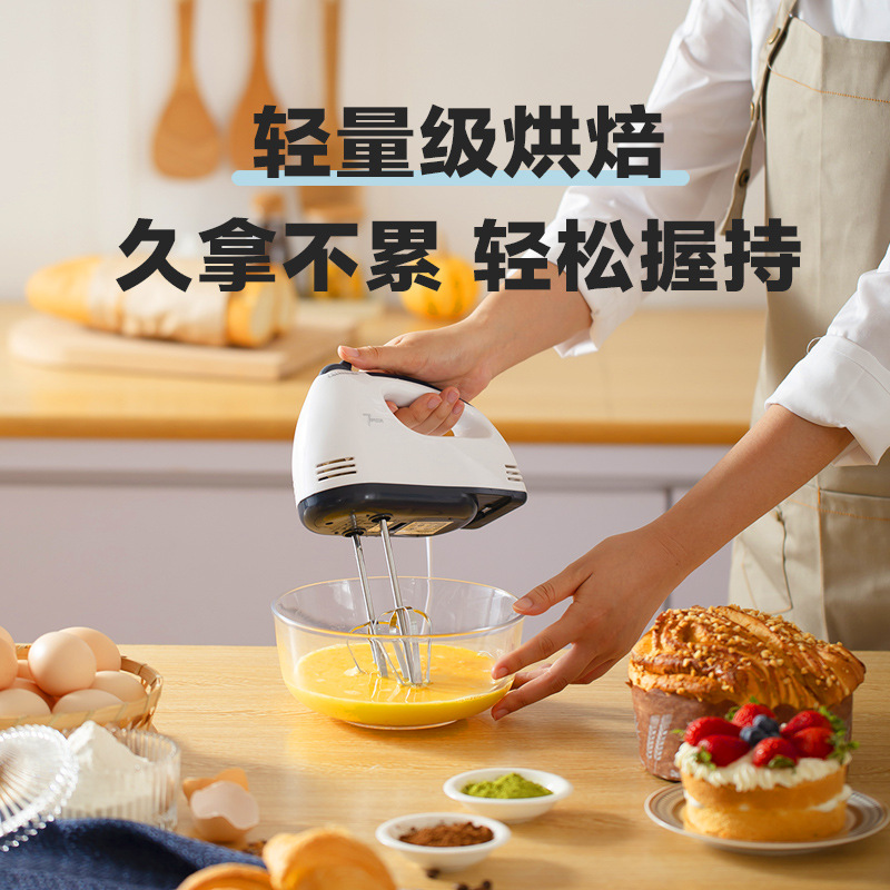 Egg Whisk Electric Household Desktop Egg Beater Small Dough Mixer Cream Mixing Whipper Wholesale Dropshipping Cross-Border