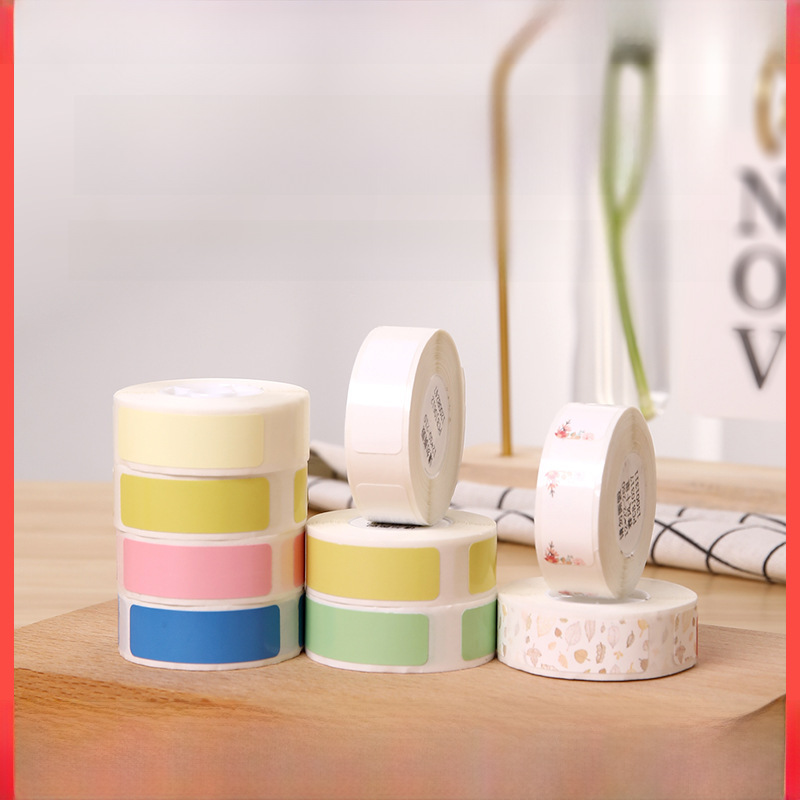 Jingchen d11 transparent pet waterproof sticker price thermal paper cosmetic cable jewelry name label paper