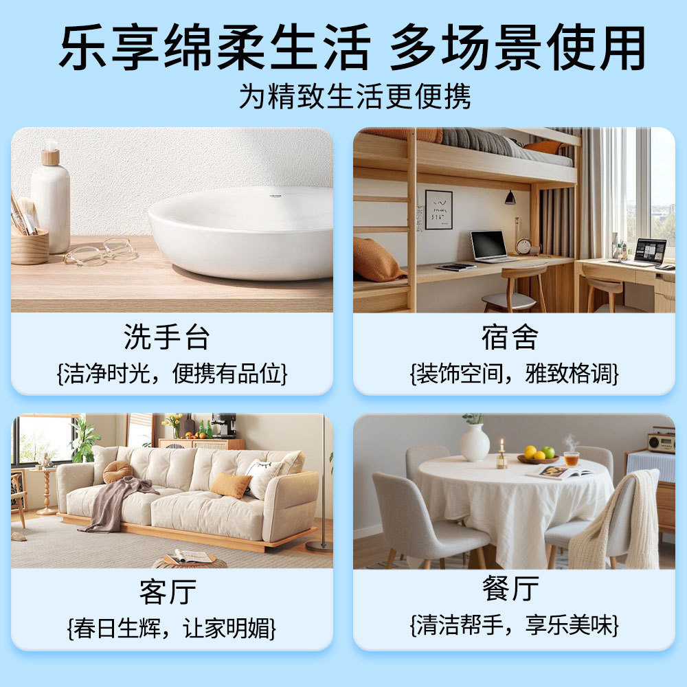 Xiangmianba Face Wash Towel Disposable Thickeneded Hanging Removable Beauty Salon Face Wash Face Wipe Cotton Soft Towel Factory