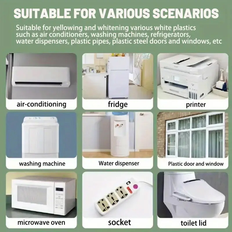 Kineshinex Plastic Yellow Remover Air Conditioner Panel Yellowing Whitening Artifact Lampshade Shell Yellowing Renovation Agent