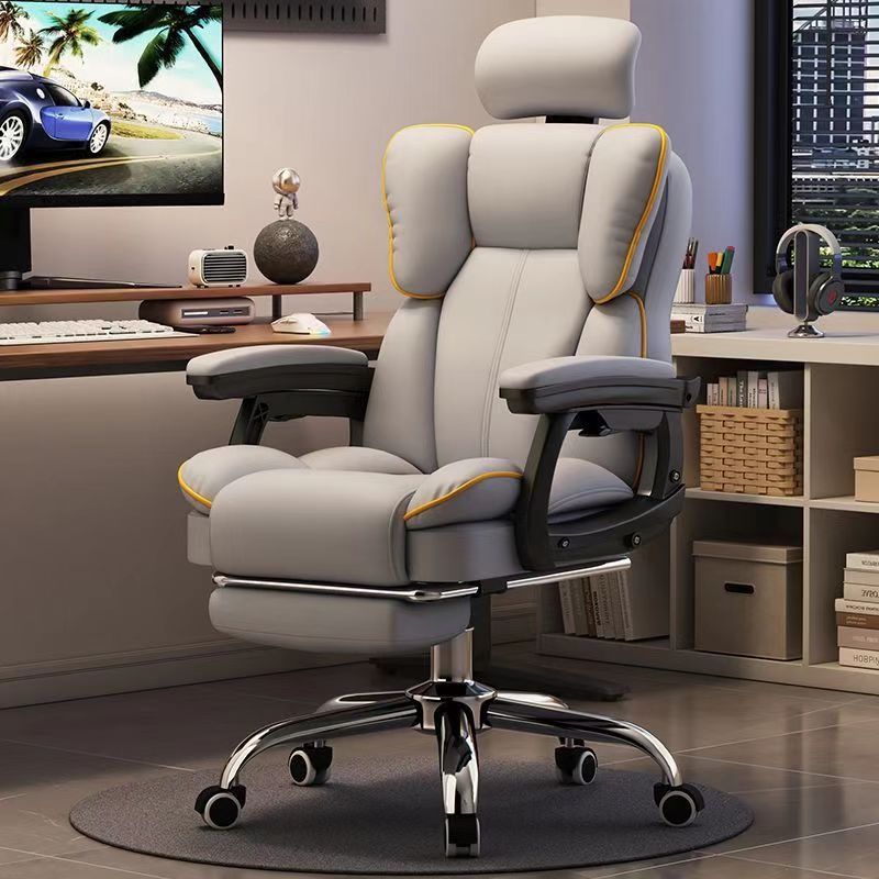 Computer Chair Home Reclining Comfortable Sedentary E-Sports Chair Backrest Sofa Chair Desk Dormitory Live Broadcast Learning Swivel Chair