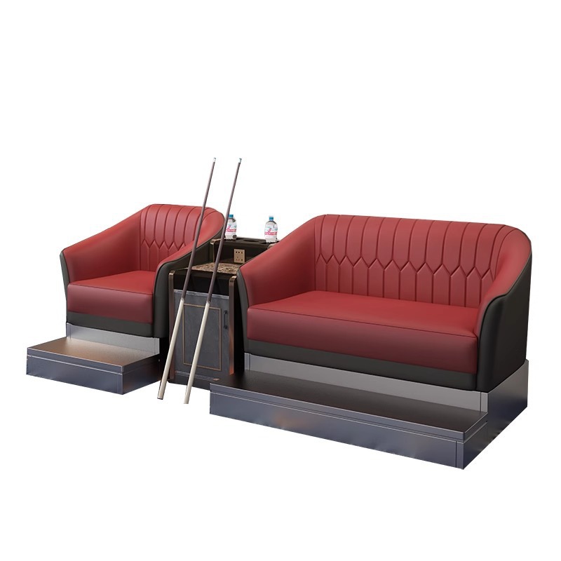Billiard Hall Sofa Chair, Billiard Room Special Leisure Sofa Booth, Viewing Chair, Direct Supply from Manufacturer, Billiard Light Luxury Style