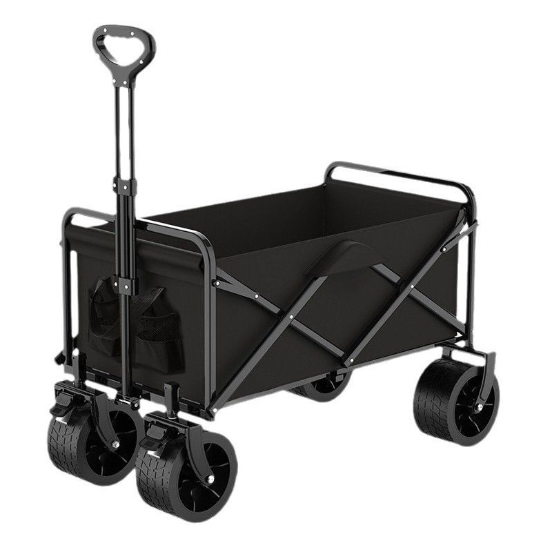 Outdoor Camping Cart, Foldable Handcart, Camping Trailer, Camp Cart, Large Picnic Portable Trolley for Setting up Stalls