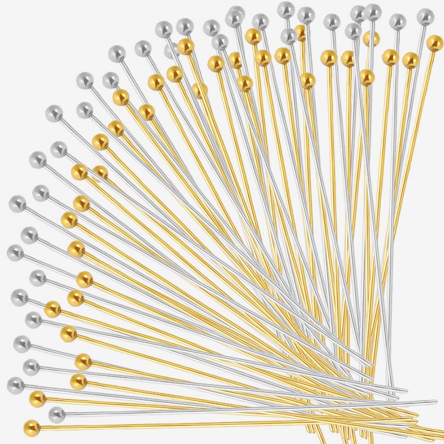 [Без водного покрытия] девятислойная игла, игла шарик, DIY, ручные ювелирные аксессуары, покрытие 18K золота