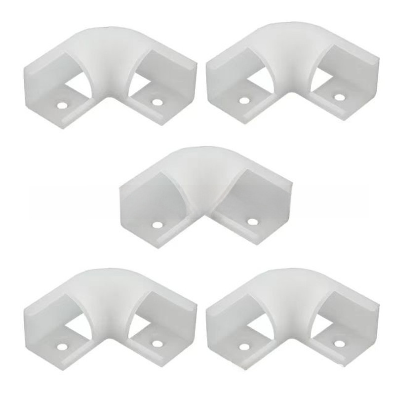 Led Line Light Shell Acrylic Corner Accessories Surface-Mounted Hard Light Strip 90 Degree Right Angle Aluminum Profile Light Trough Kit