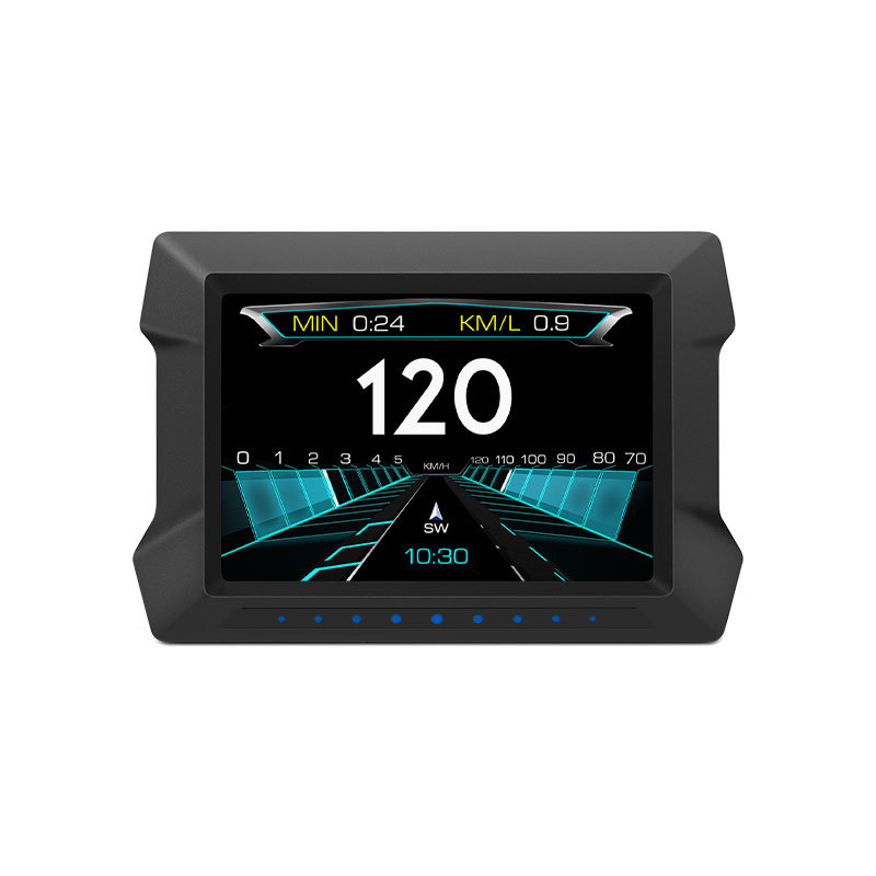Car HUD head-up display car HD obd LCD meter compass slope meter fault code removal