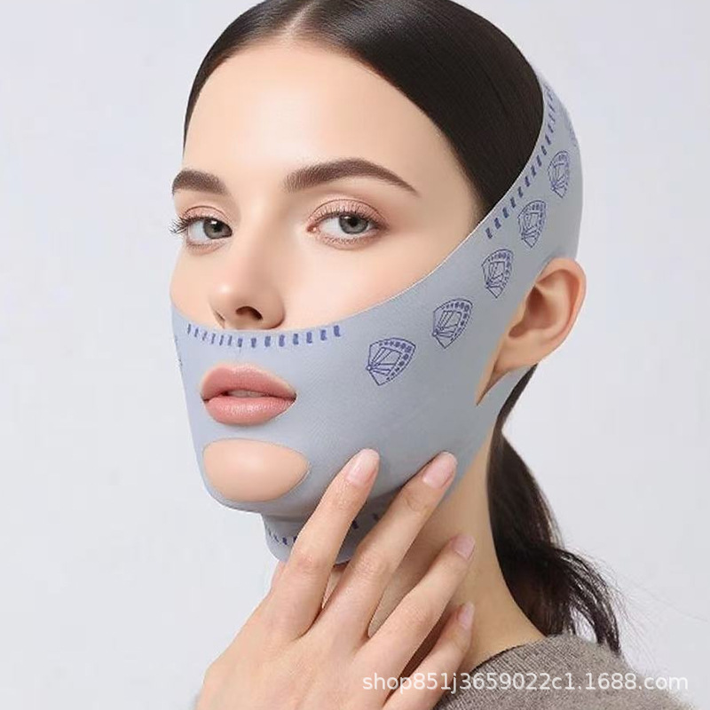 Ready Stock, Quick-Release Cross-Border Day and Night Bandage Face Mask, V-Face Lifting, Firming, Sagging, Shaping Double Chin and Nasolabial Folds