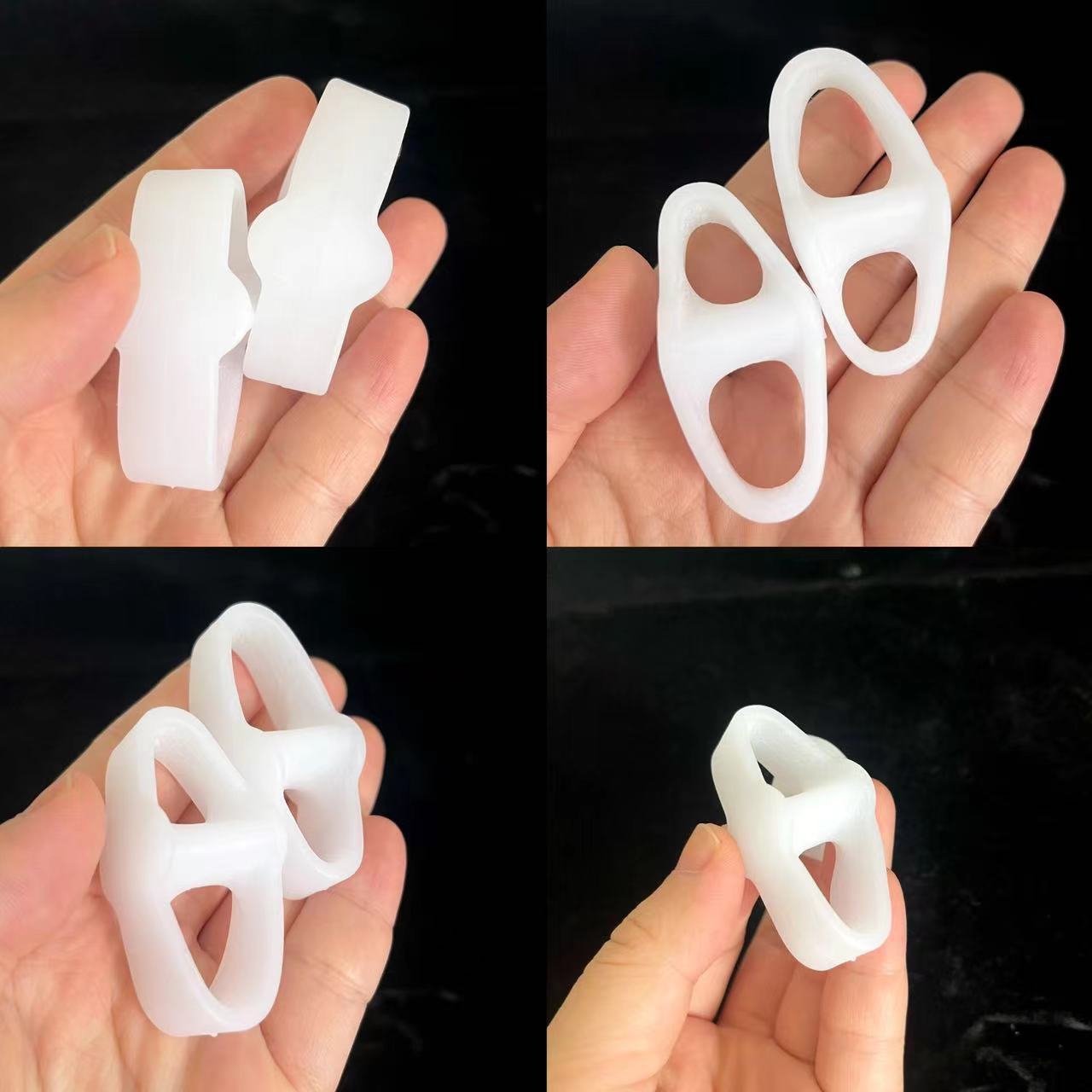 Big Eight Thumb Valgus Orthosis Silicone Toe Separation Double Ring Orthosis Hammer Toe Toe Care Appliance
