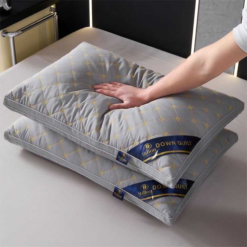 Подушка для взрослых, поддержка шейного отдела позвоночника, пара для сна, домашняя подушка, отель Хилтон, одиночная для студенческого общежития, полная голова