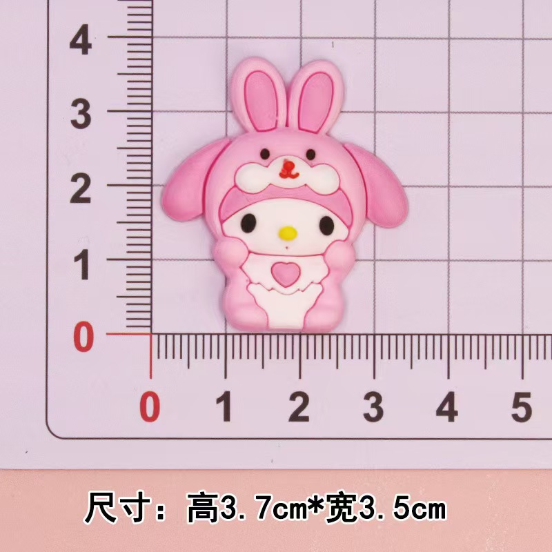 Large Cartoon Sanrio Resin Accessories DIY Accessories Gel Dropping Mobile Phone Case Water Cup Storage Box Keychain Accessories