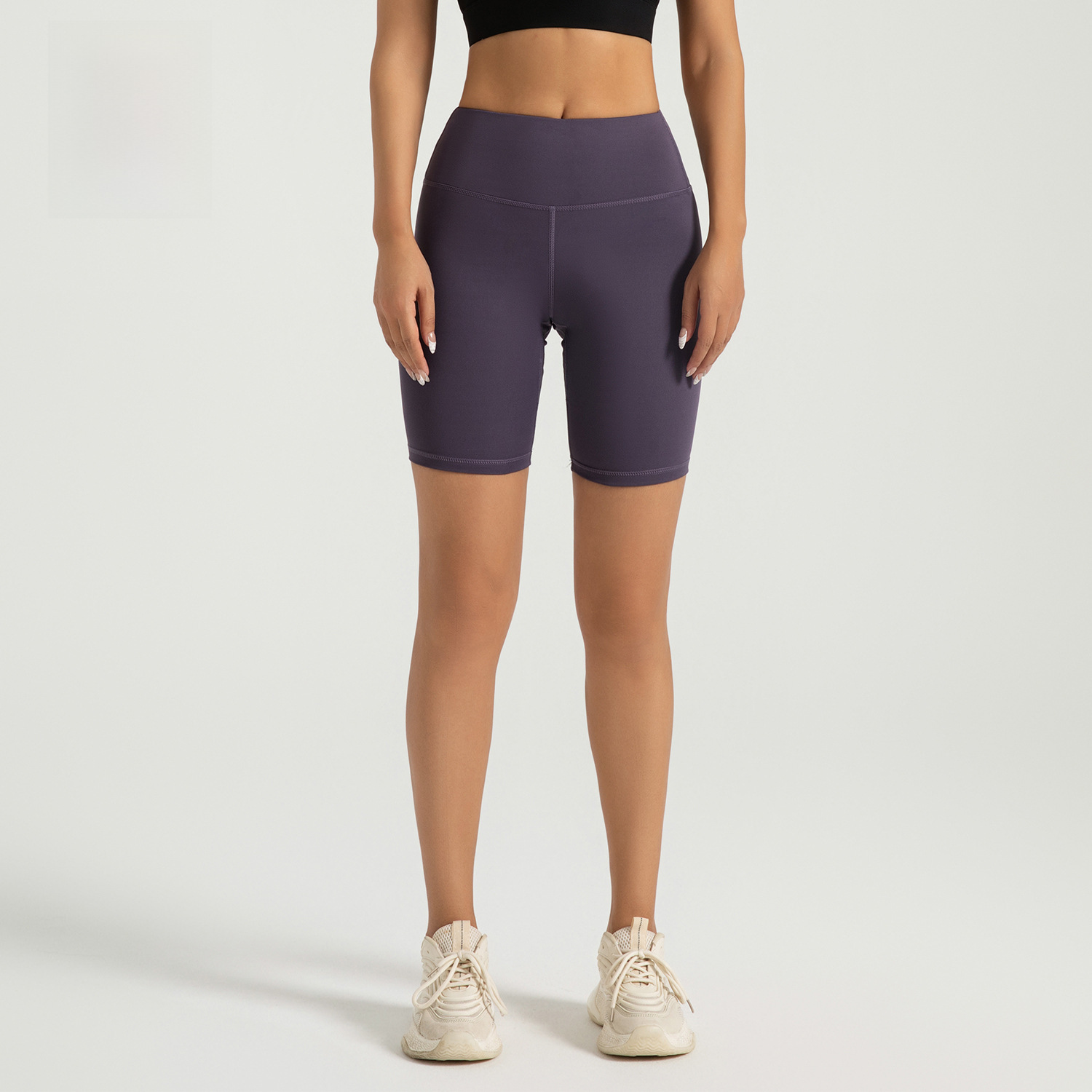 Juyitang Cross-Border Sports Fitness Shorts Peach Butt Five-Point Shorts Women's Butt-Lifting High-Waisted Elastic Tight Pants Yoga Women