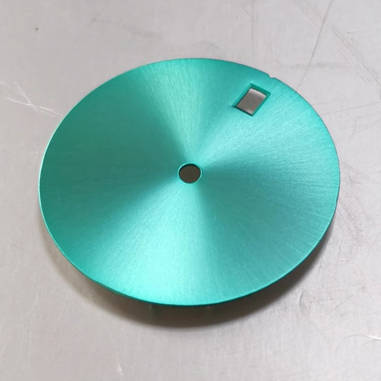 Modified solid color non-scale literal 28.5MM non-luminous metal dial suitable for NH35/36 movement