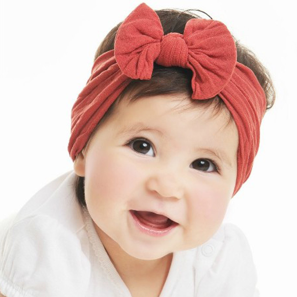 Baby Baby Hair Accessories Soft and Comfortable Nylon Bow Hair Band Children's Accessories Cute Princess Hair Band Ins