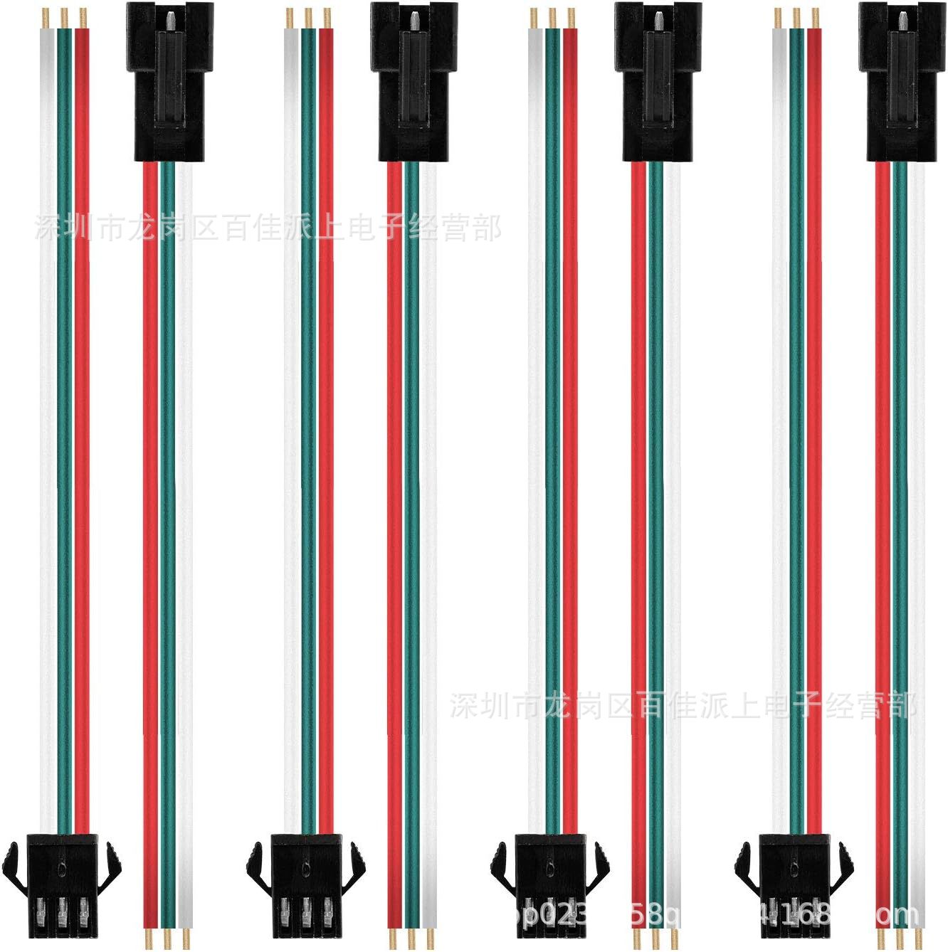 3Pin проводной см терминал Ws2811/2812B/1903 Фантазийная световая полоса мужской и женский провод 15см 22AWG