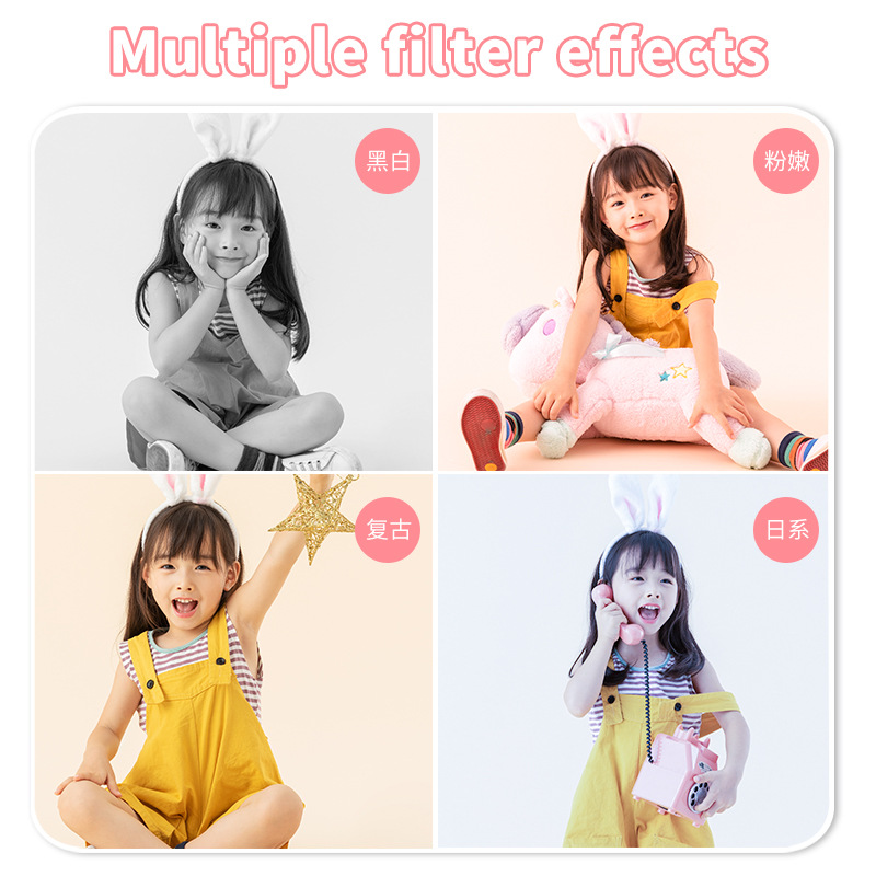 Children's Camera Can Take Pictures and Videos, Mini Camera, Birthday Gift, Small Slr Polaroid Camera, Foreign Trade Explosion