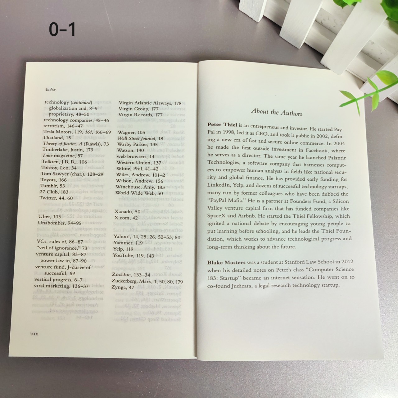 Zero to One English Version Zero to One Peter Thiel English Version 0-1