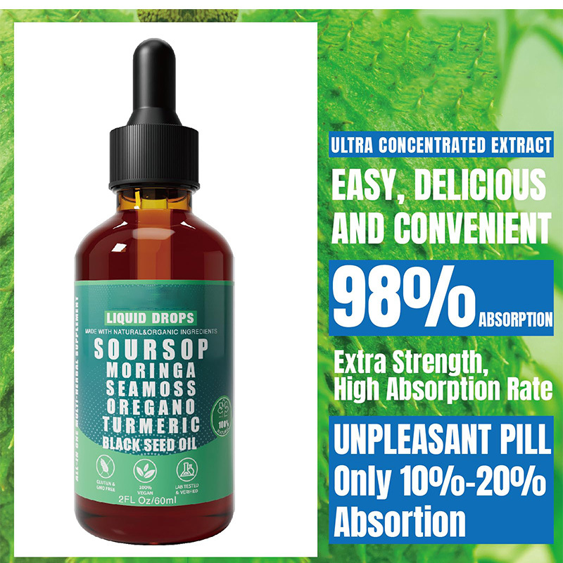 10-in-1 Soursop Graviola Liquid Soursop Graviola Liquid Oem