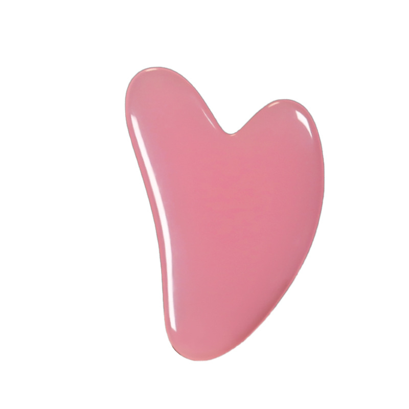 Resin Beeswax Heart-Shaped Scraping Beauty Salon Facial Scraping Sheet Full Body Tendon Scraping Board
