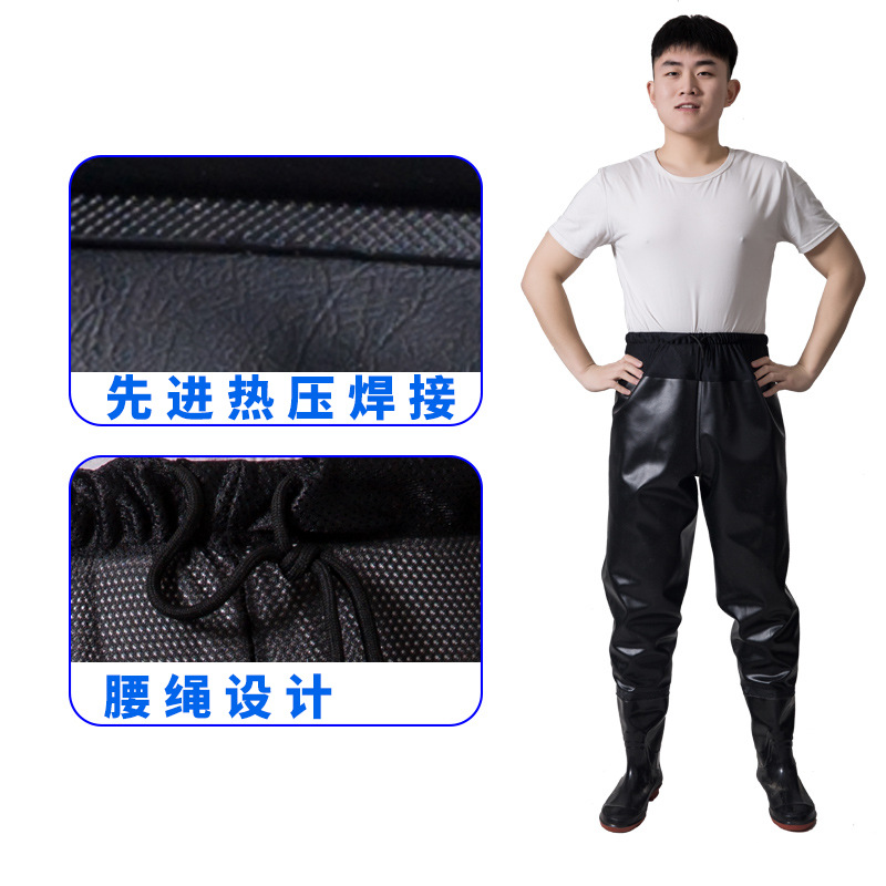 2025 New Waterproof Rain Pants Full-Body Jumpsuit Thickened for Men and Women