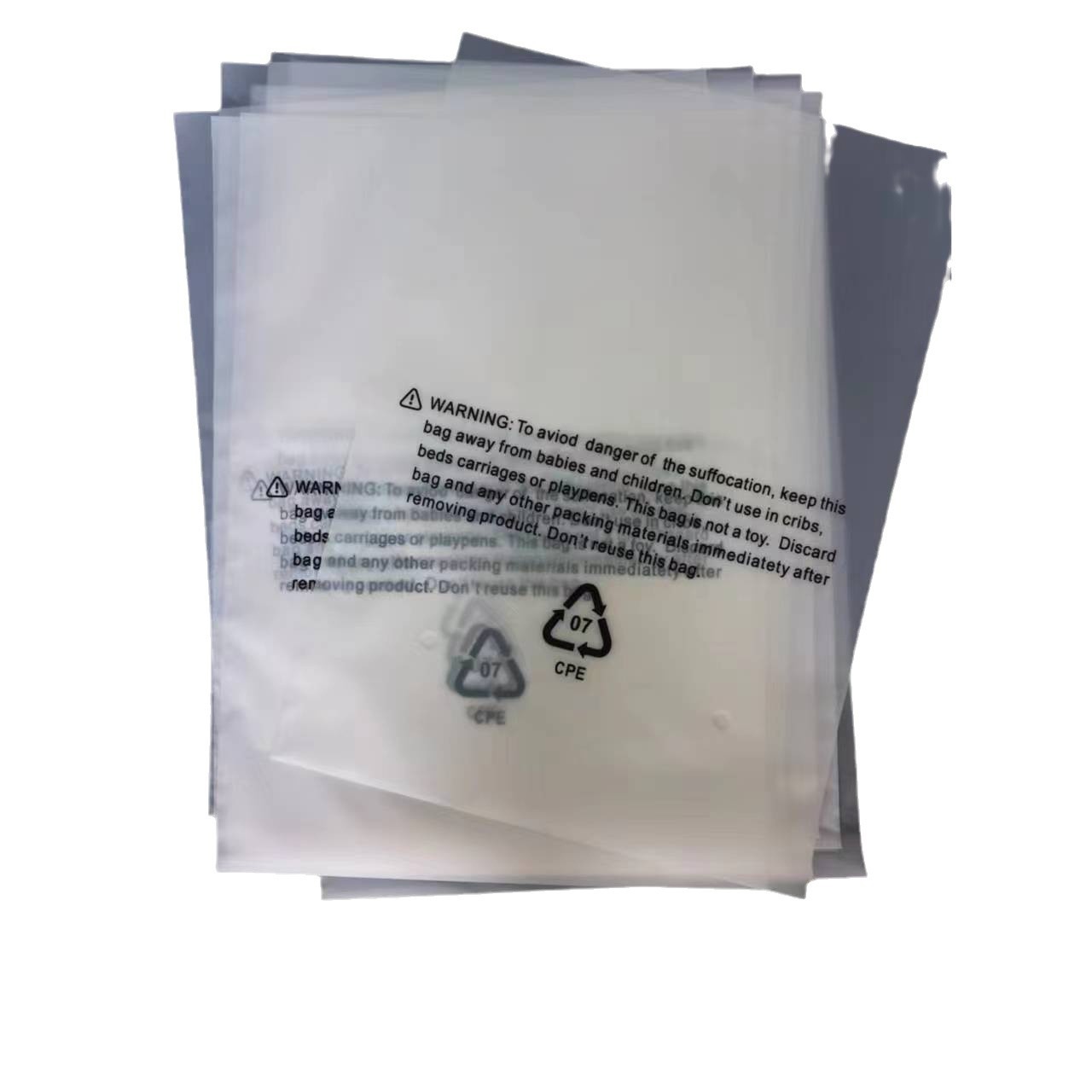 Factory Customized Cpe Bags, Clothing Packaging Bags, Gift Bags, Hardware and Electronic Products Transparent Bags, Can Be Printed with Logo, Waterproof