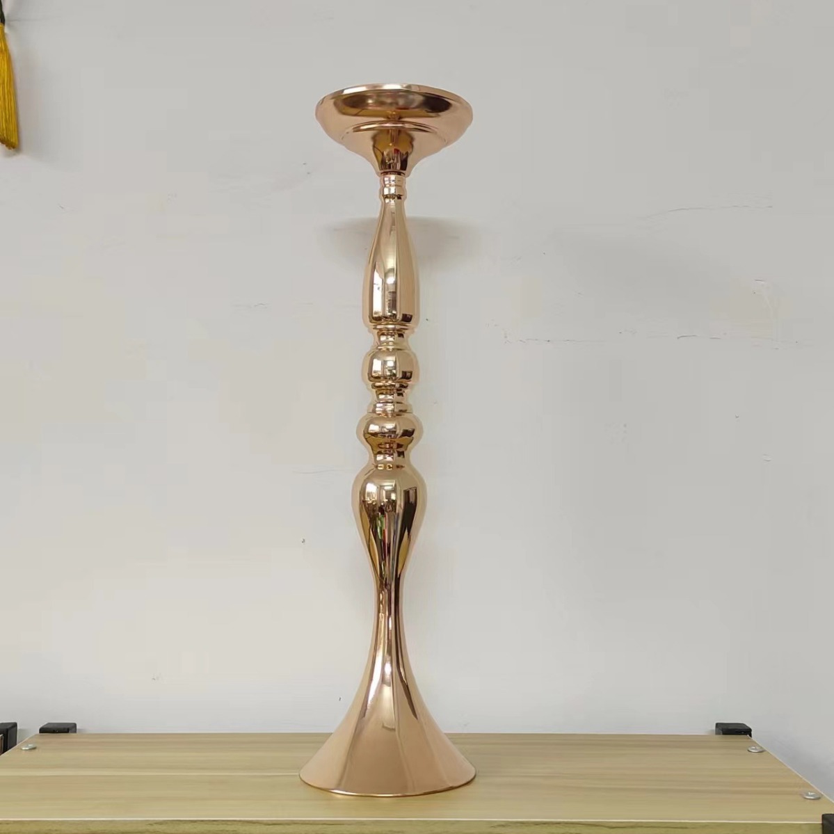 Scandinavian ins Candlestick Road Guide Ornaments Crystal Table Decorations Accessible Luxury Wedding Props