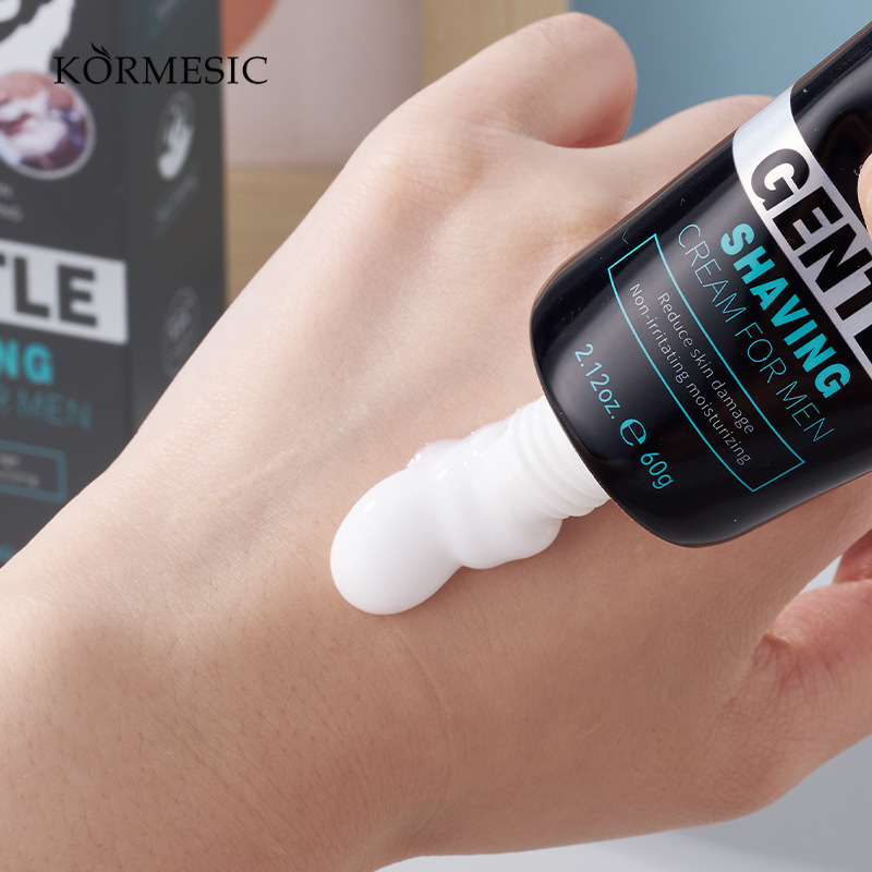 KORMESIC men's cleaning gentle smooth shaving cream Shaving cream cross-border foreign trade manufacturers wholesale