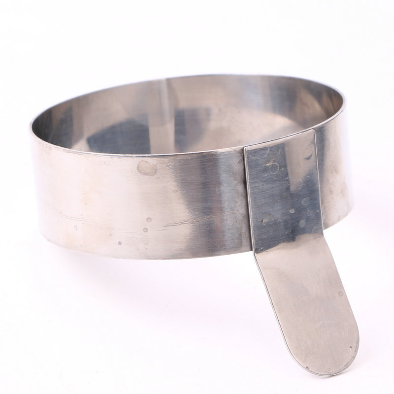 Stainless steel egg ring round cake mousse ring omelette mold household kitchen baking tools wholesale customization