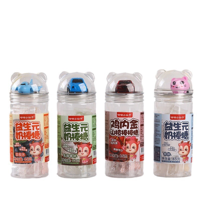 Dudu Little Fairy Prebiotic Rabbit Shaped Milk Lollipop Children's Snack Candy