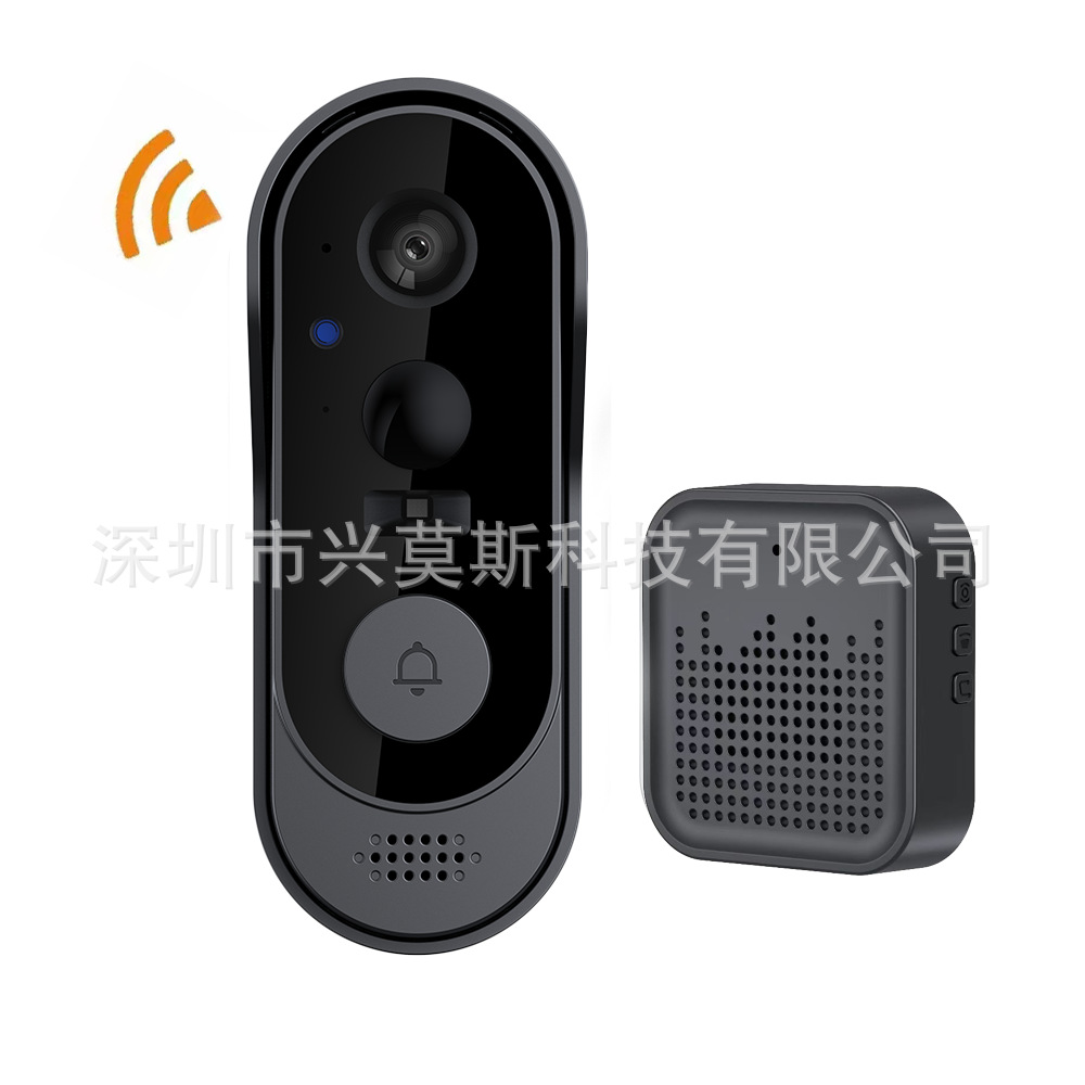 Factory Direct Sales intelligent visual doorbell graffiti wireless WIFI remote home surveillance video intercom night vision cross-border