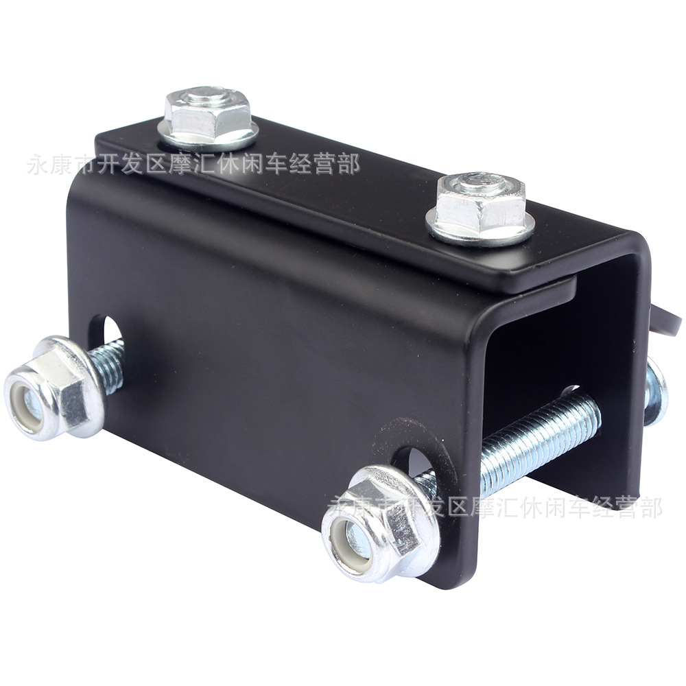 Snowmobile Bumper Hook Adjustable Heavy Duty Snow Sled Trailer Towing Steel Hook Kit