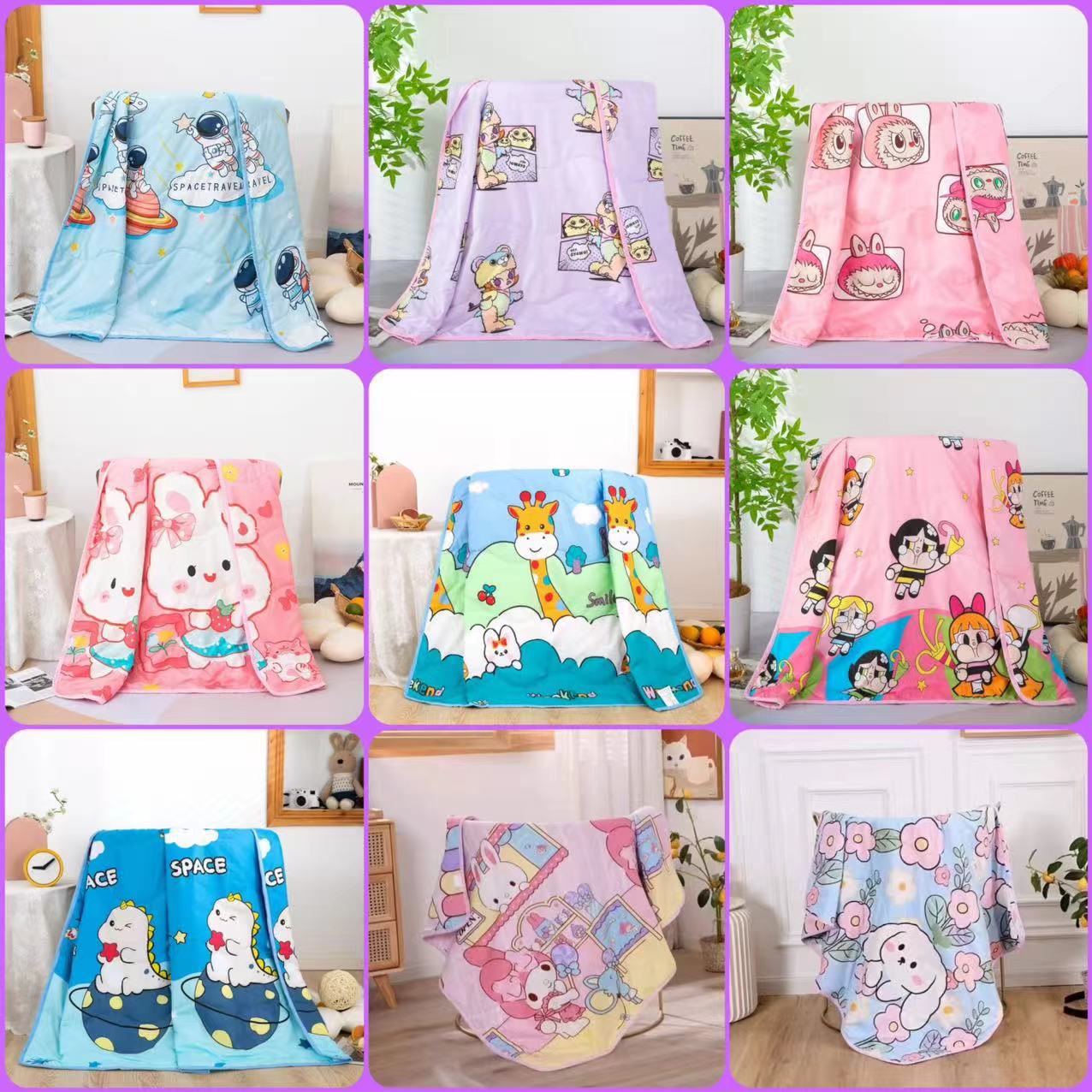 Малое одеяло для детей, одеяло для кондиционера, машинная стирка, тонкое летнее одеяло, оптовая продажа