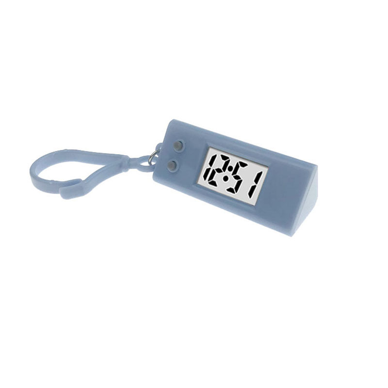 Portable Small Keychain Watch Digital Mute Student Examination Learning Electronic Clock Mini Small Pendant Electronic Pendant