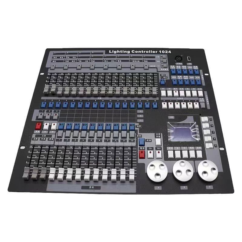 Cross-Border Brand New 1024 Console Lighting Live Broadcast Room Console Dmx512 Wedding Bar Par Light Beam Light Console