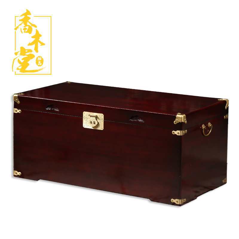 Коробка из камфорного дерева, массивная деревянная коробка для хранения, свадебная коробка, коробка для приданого, коробка для каллиграфии и живописи с замком