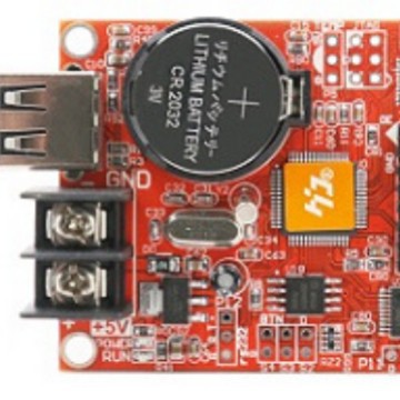 Gray HD-U60 single red single white single green LED electronic display control card controller word changing software U Disk Card