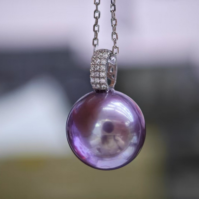 The Light of Domestic Products 13-14mm Perfectly Round, Bright and Flawless, Natural Color Bulbs