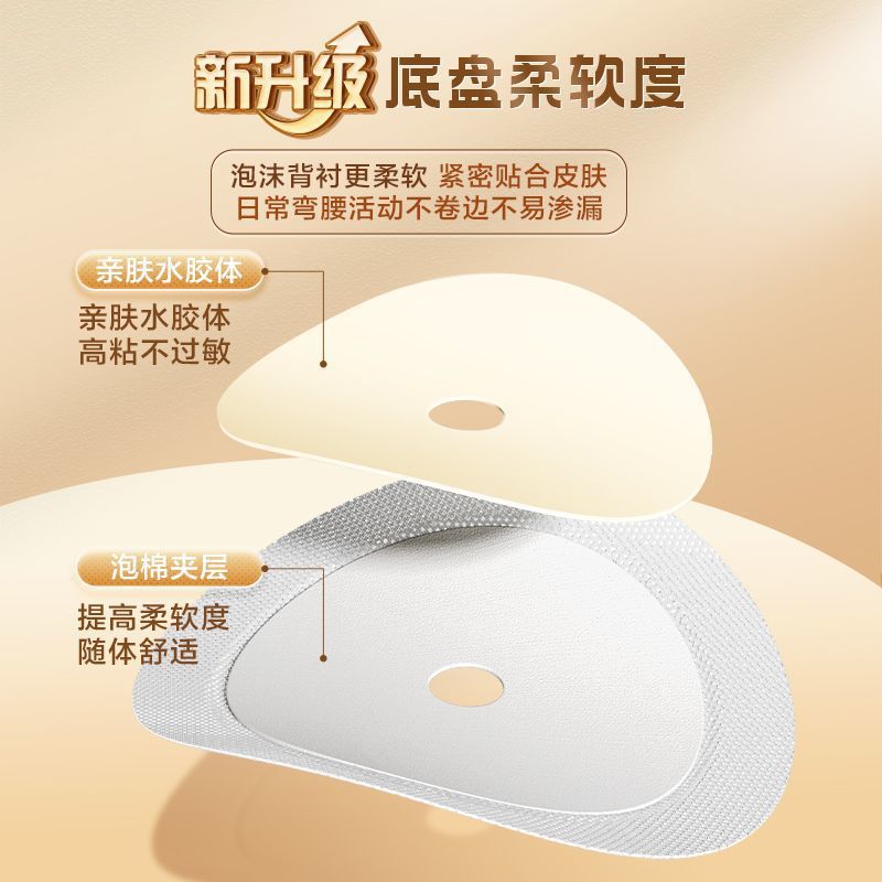 Medical Exhausible Ostomy Bag One-Piece Anorectal Postoperative Ostomy Bag with Velcro Seal