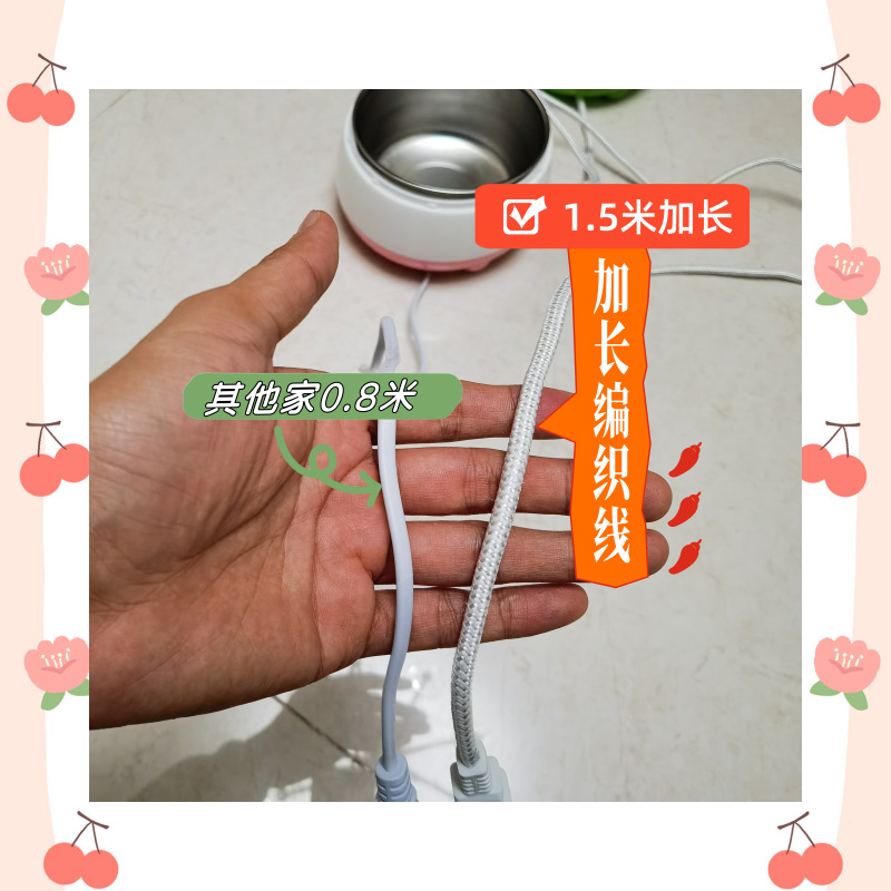 Cat Water Dispenser Yogurt Machine Drinking Water Constant Temperature Cat Bowl Pet Water Dispenser Heated Insulated Water Feeding Basin Stainless Steel Bowl