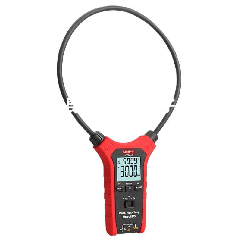 Uliide Ut281E Flexible Large Coil Clamp Meter True Effective Value 3000A Digital Display Current Clamp Industry Meter