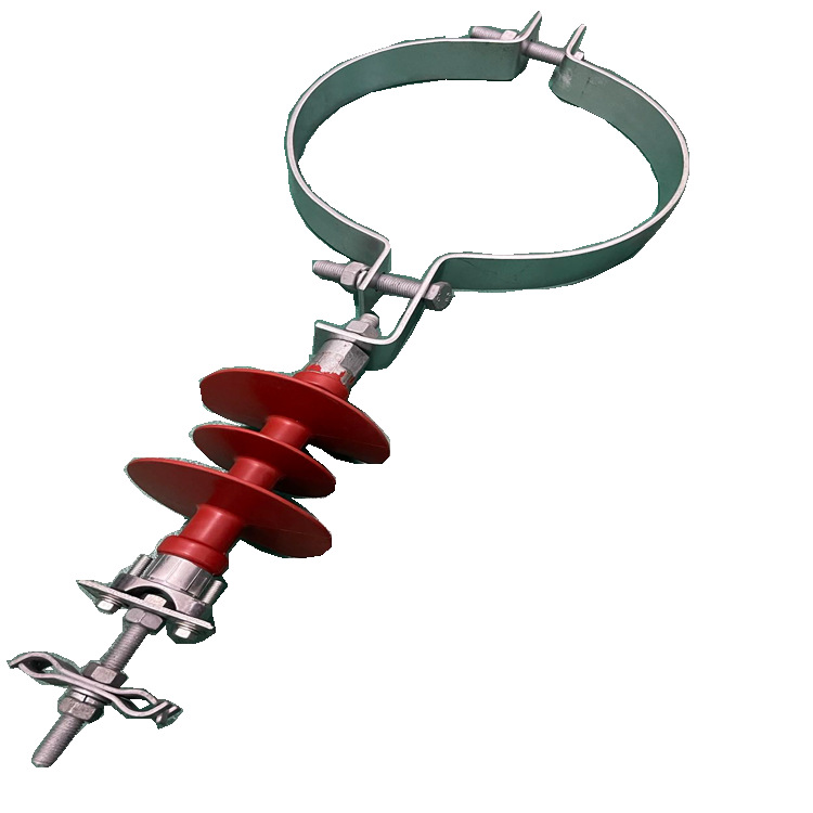 Insulated Hoop, Insulated down Conductor Clamp, Factory Direct Delivery, Pin-Type Insulator, Fixed Hardware for Substation Poles